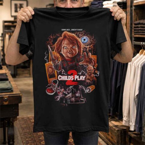 Sinister Killer Doll Return Vintage Horror Graphic Tee