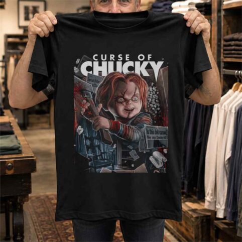 Cursed Killer Doll Vintage Horror Graphic Tee