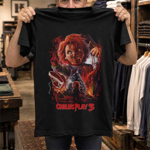 Possessed Killer Doll Inferno Vintage Horror Graphic Tee
