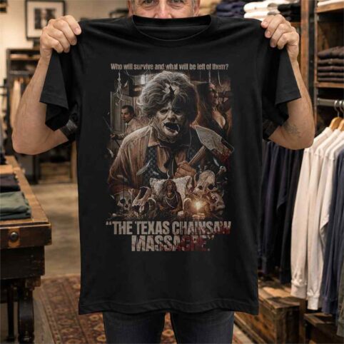 Vintage Masked Axe Killer Horror Graphic Tee