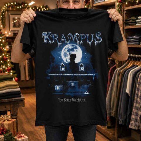 Krampus You Better Watch Out Horror Tee