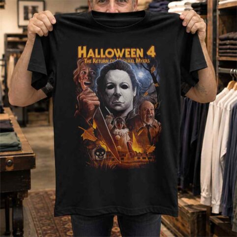 Masked Stalker Return Vintage Horror Graphic Tee