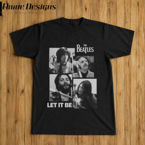 The Beatles Let It Be T-Shirt, Vintage Beatles Tee