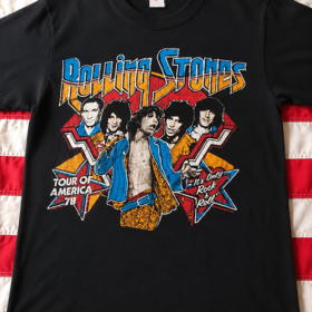 2side 70s Tour Style Rock Band Music Shirt
