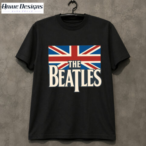 British Rock Legends Union Jack Graphic T-Shirt
